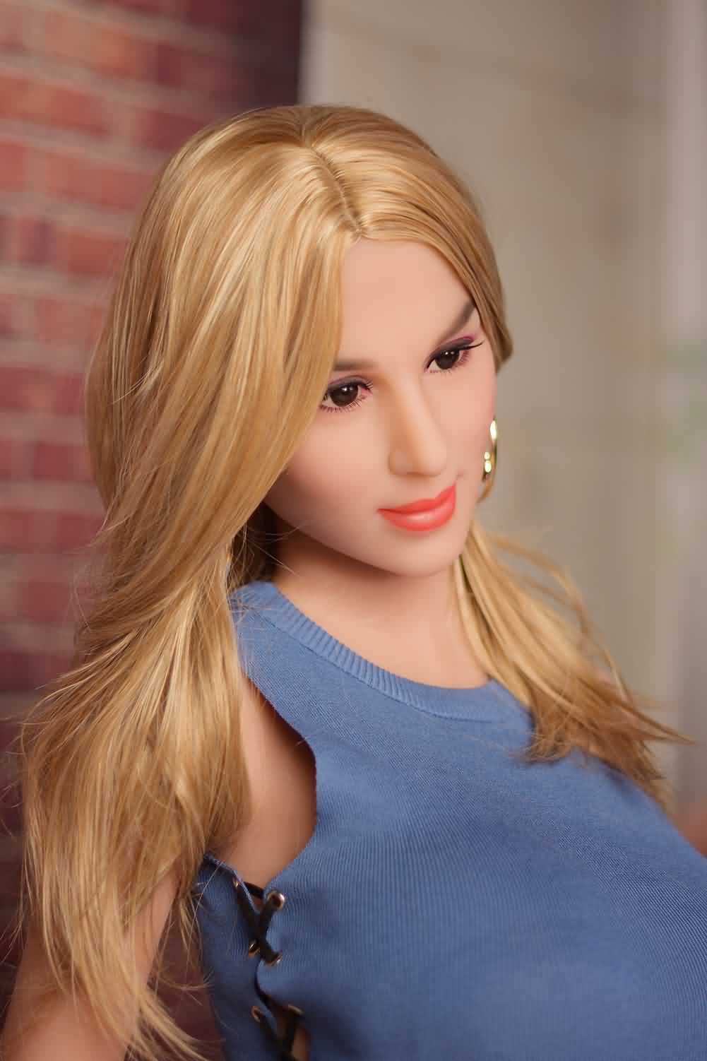 Adeline 165cm Realistic Big Booty Blonde Sex Doll Miisoodoll